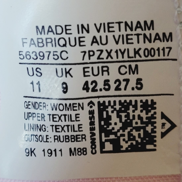 Converse CTAS Lift Hi Strawberry Jam/White/Black - Picture 6 of 6